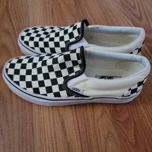 Classic Vans Slip-On- Checkered (Men's 6 Women's 7.5)